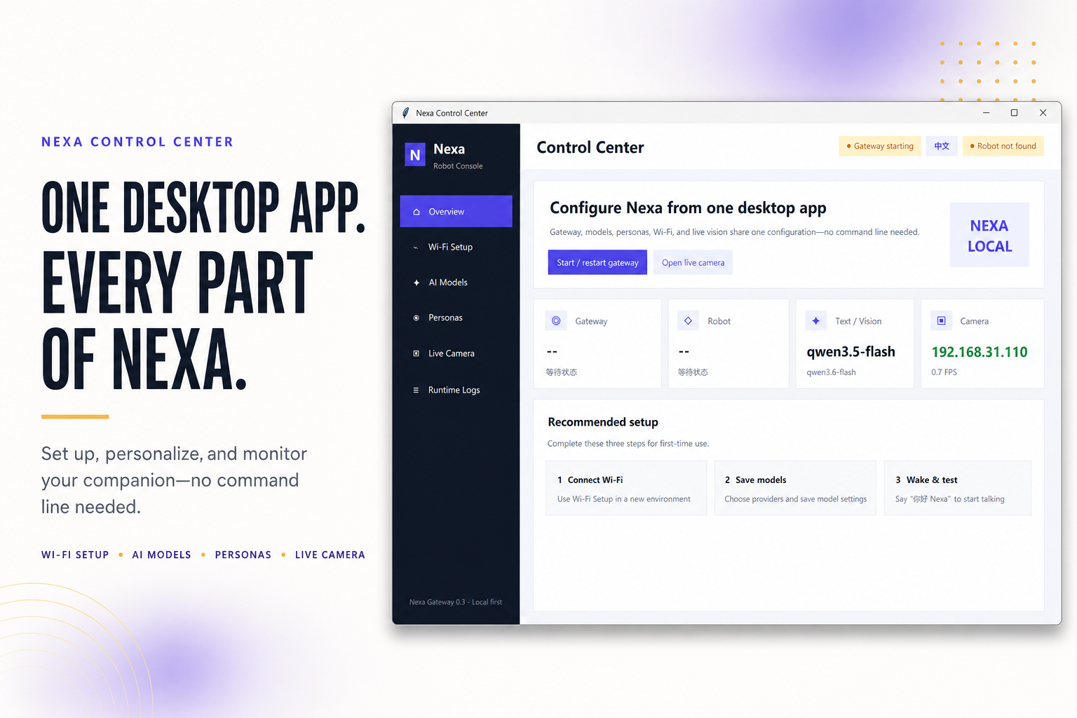 Nexa AI Desktop Companion