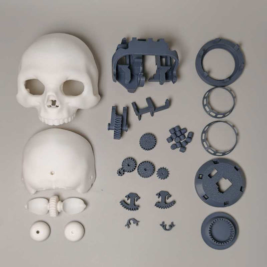 Micro Animatronic Watcher Skeleton Skull Kit