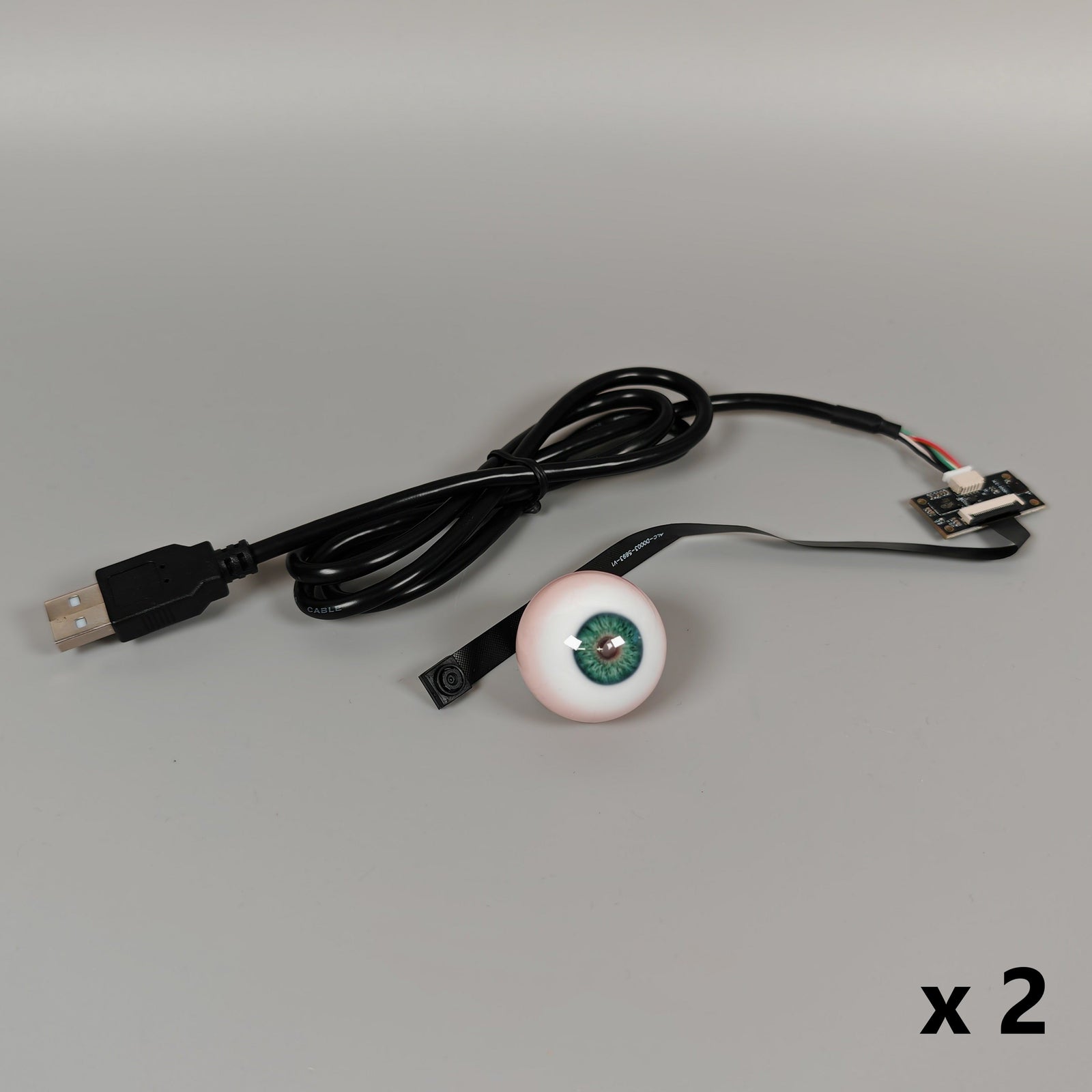 Camera-Compatible Ultra-Realistic Robot Eyes